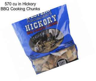 570 cu in Hickory BBQ Cooking Chunks