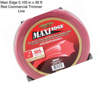 Maxi Edge 0.105 in x 90 ft Red Commercial Trimmer Line