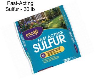 Fast-Acting Sulfur - 30 lb