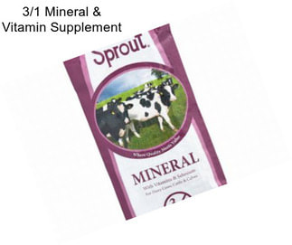 3/1 Mineral & Vitamin Supplement