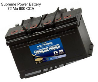 Supreme Power Battery 72 Mo 600 CCA