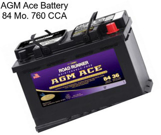 AGM Ace Battery 84 Mo. 760 CCA
