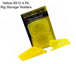 Yellow 8512 4 Pk. Rig Storage Holders