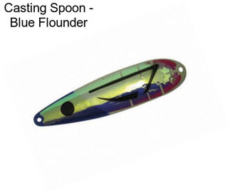Casting Spoon - Blue Flounder