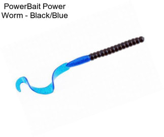PowerBait Power Worm - Black/Blue