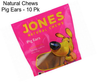 Natural Chews Pig Ears - 10 Pk