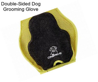 Double-Sided Dog Grooming Glove