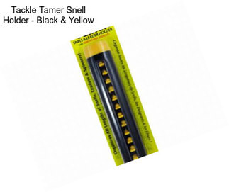 Tackle Tamer Snell Holder - Black & Yellow