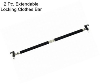 2 Pc. Extendable Locking Clothes Bar