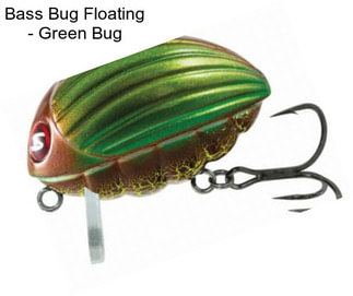 Bass Bug Floating - Green Bug