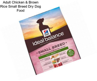 Adult Chicken & Brown Rice Small Breed Dry Dog Food