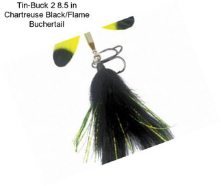 Tin-Buck 2 8.5 in Chartreuse Black/Flame Buchertail