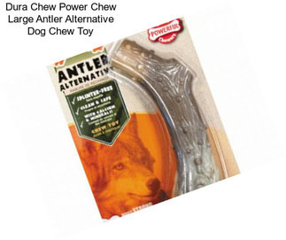 Dura Chew Power Chew Large Antler Alternative Dog Chew Toy