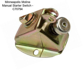 Minneapolis Moline Manual Starter Switch - C70794