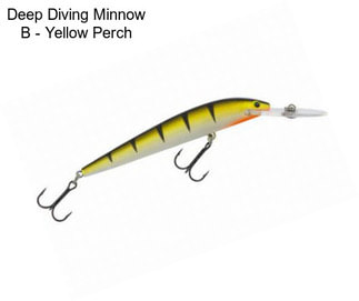 Deep Diving Minnow B - Yellow Perch