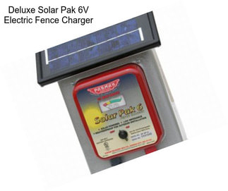 Deluxe Solar Pak 6V Electric Fence Charger