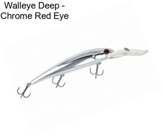 Walleye Deep - Chrome Red Eye