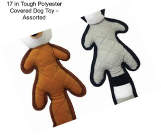 17 in Tough Polyester Covered Dog Toy - Assorted