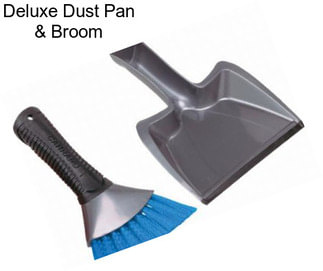 Deluxe Dust Pan & Broom