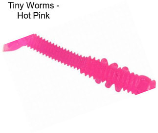 Tiny Worms - Hot Pink
