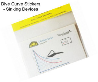 Dive Curve Stickers - Sinking Devices