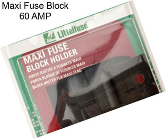 Maxi Fuse Block 60 AMP