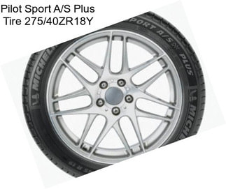 Pilot Sport A/S Plus Tire 275/40ZR18Y