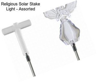 Religious Solar Stake Light - Assorted