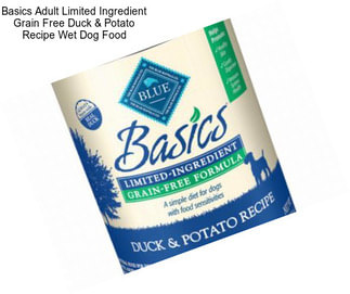 Basics Adult Limited Ingredient Grain Free Duck & Potato Recipe Wet Dog Food