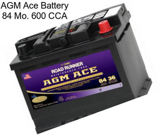 AGM Ace Battery 84 Mo. 600 CCA