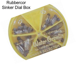 Rubbercor Sinker Dial Box