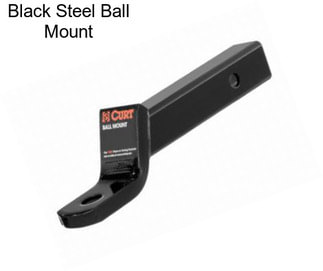 Black Steel Ball Mount