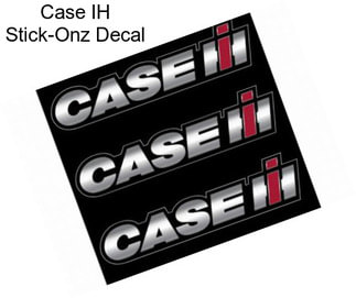 Case IH Stick-Onz Decal