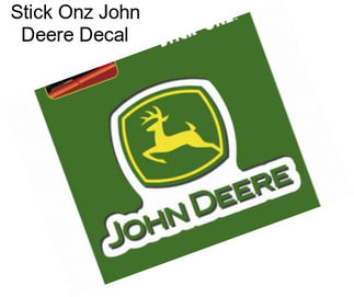 Stick Onz John Deere Decal