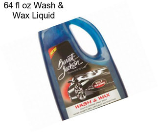 64 fl oz Wash & Wax Liquid