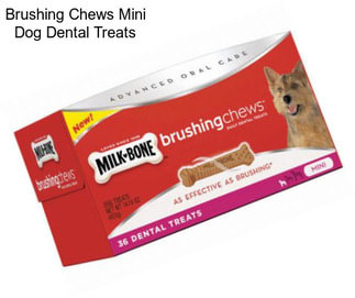 Brushing Chews Mini Dog Dental Treats