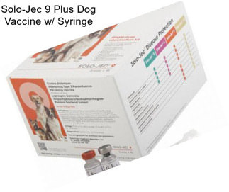 Solo-Jec 9 Plus Dog Vaccine w/ Syringe