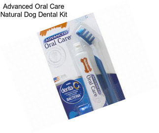 Advanced Oral Care Natural Dog Dental Kit