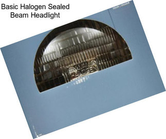 Basic Halogen Sealed Beam Headlight