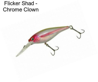 Flicker Shad - Chrome Clown