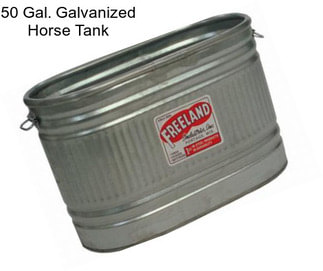 50 Gal. Galvanized Horse Tank