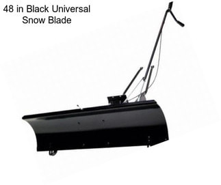 48 in Black Universal Snow Blade