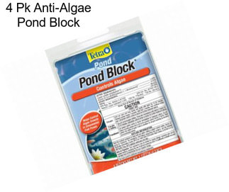 4 Pk Anti-Algae Pond Block