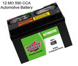 12 MO 590 CCA Automotive Battery