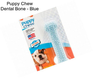 Puppy Chew Dental Bone - Blue