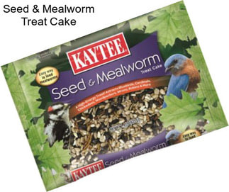Seed & Mealworm Treat Cake