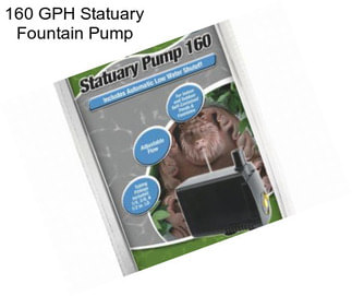 160 GPH Statuary Fountain Pump