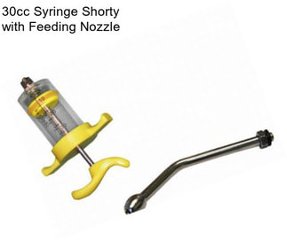 30cc Syringe Shorty with Feeding Nozzle