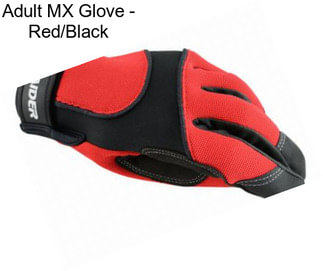 Adult MX Glove - Red/Black