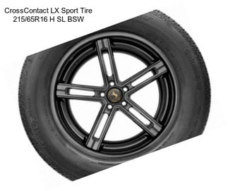 CrossContact LX Sport Tire 215/65R16 H SL BSW